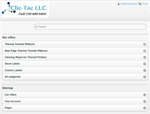 Tablet Screenshot of clic-tac.com